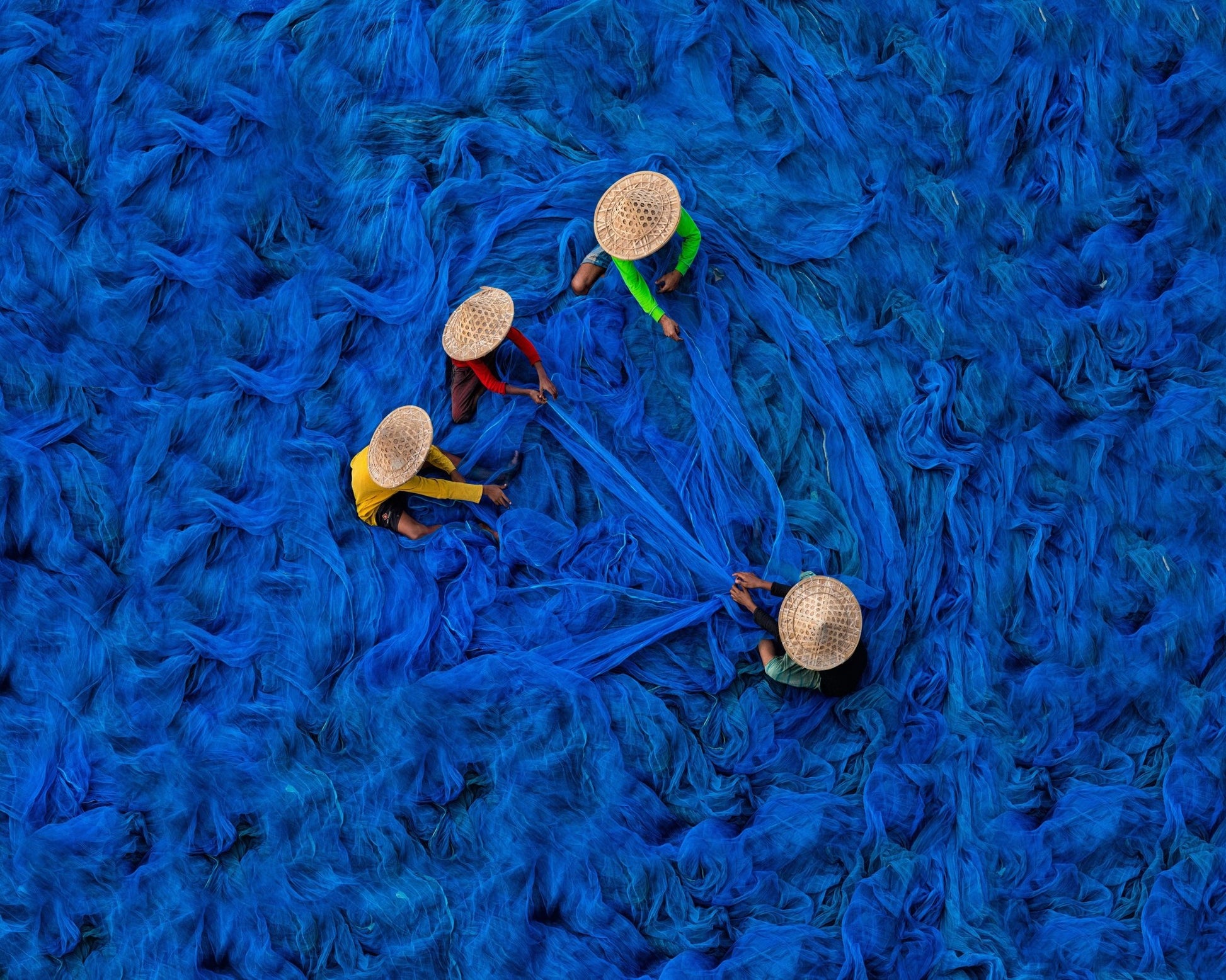 Blue Fishing Nets