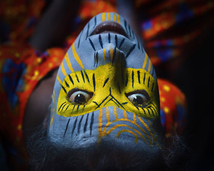Tribal Face Art Portrait