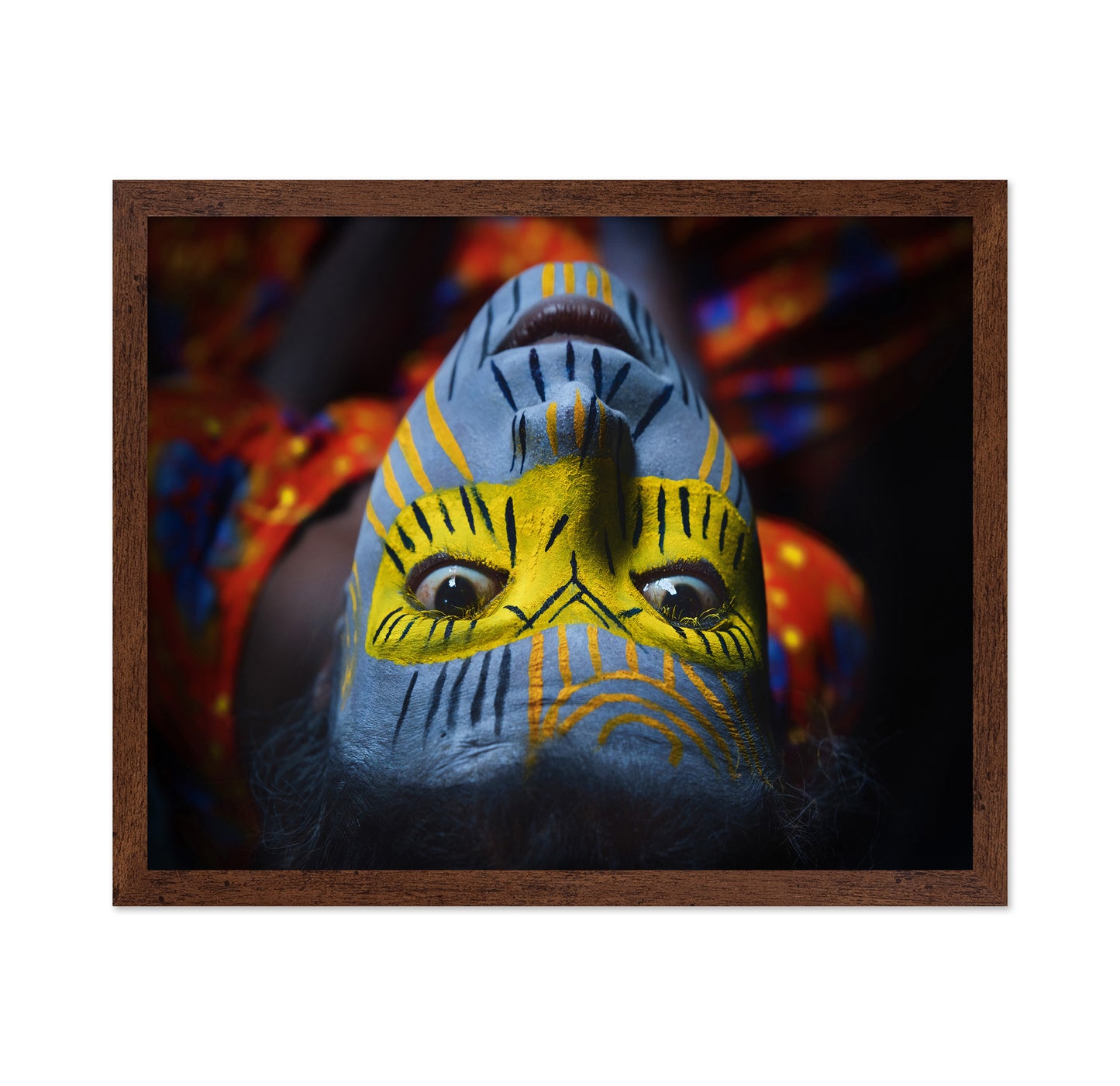 Tribal Face Art Portrait