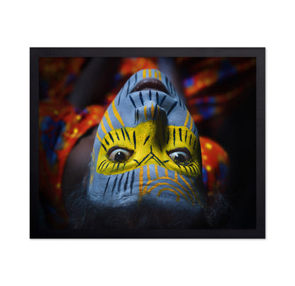 Tribal Face Art Portrait