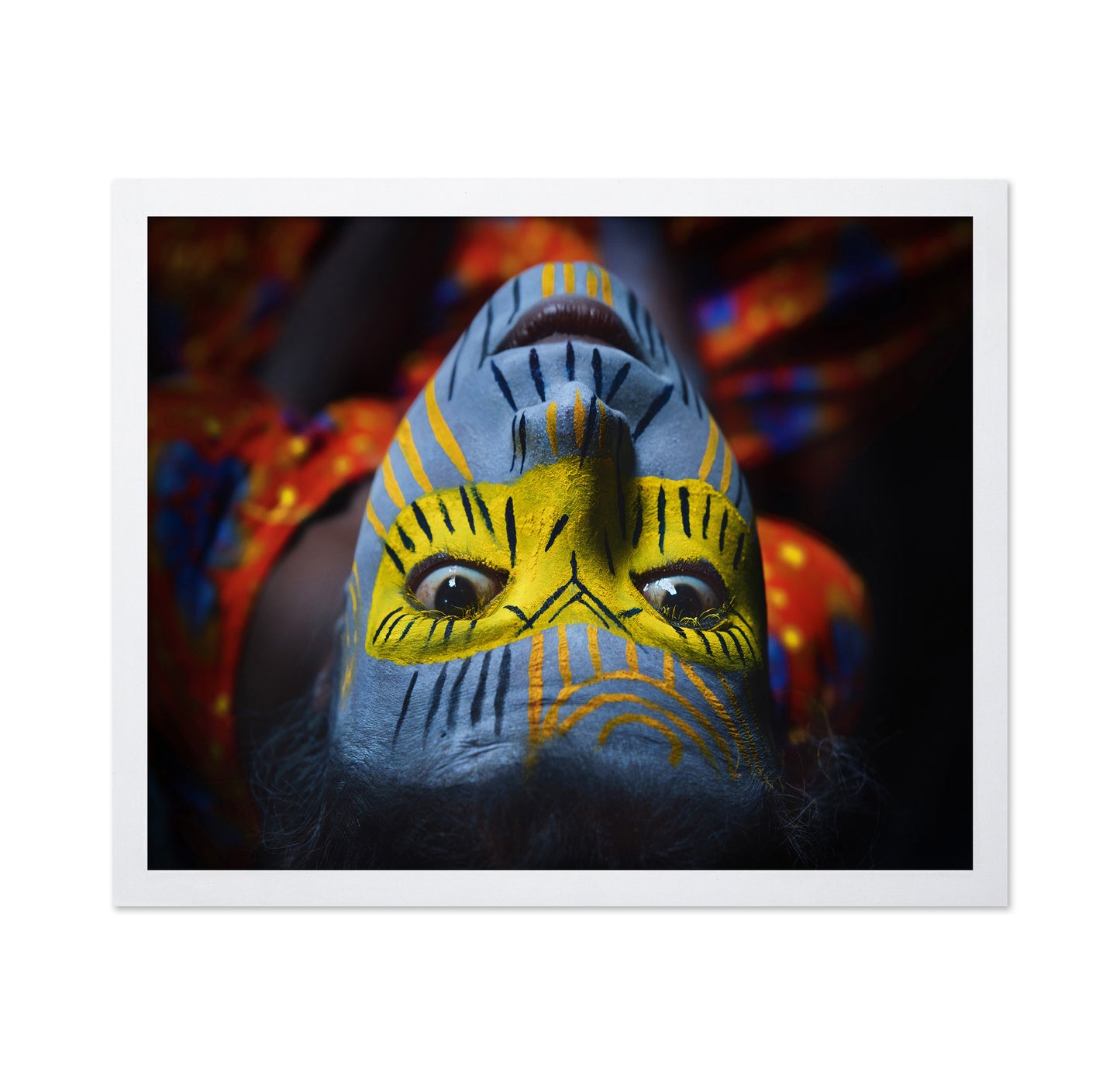 Tribal Face Art Portrait