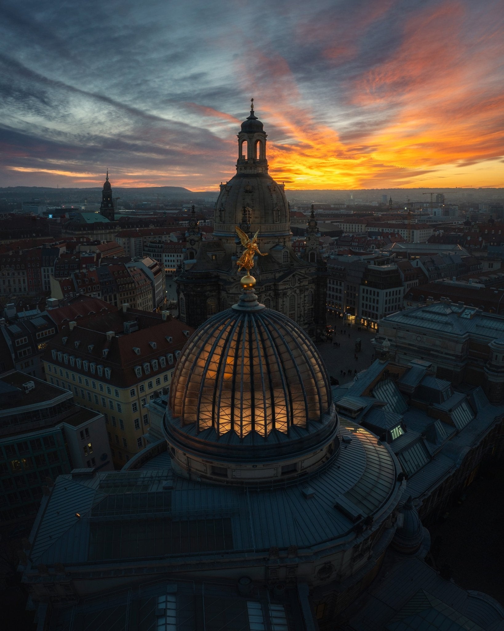 Dresden Sunset Skyline