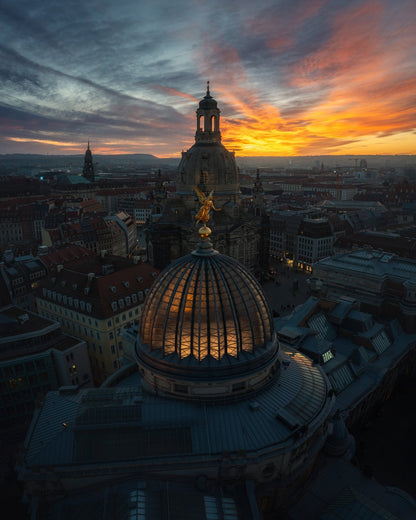 Dresden Sunset Skyline