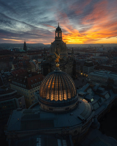 Dresden Sunset Skyline