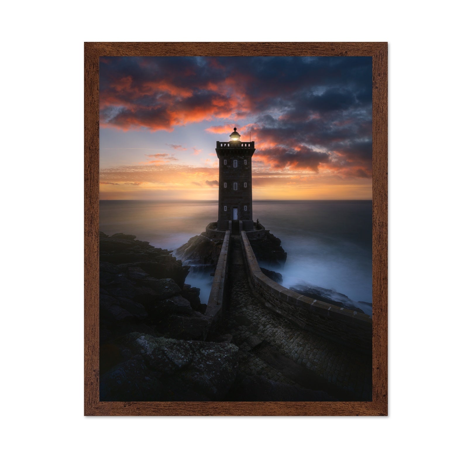 Kermorvan Lighthouse Sunset