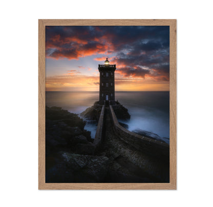 Kermorvan Lighthouse Sunset