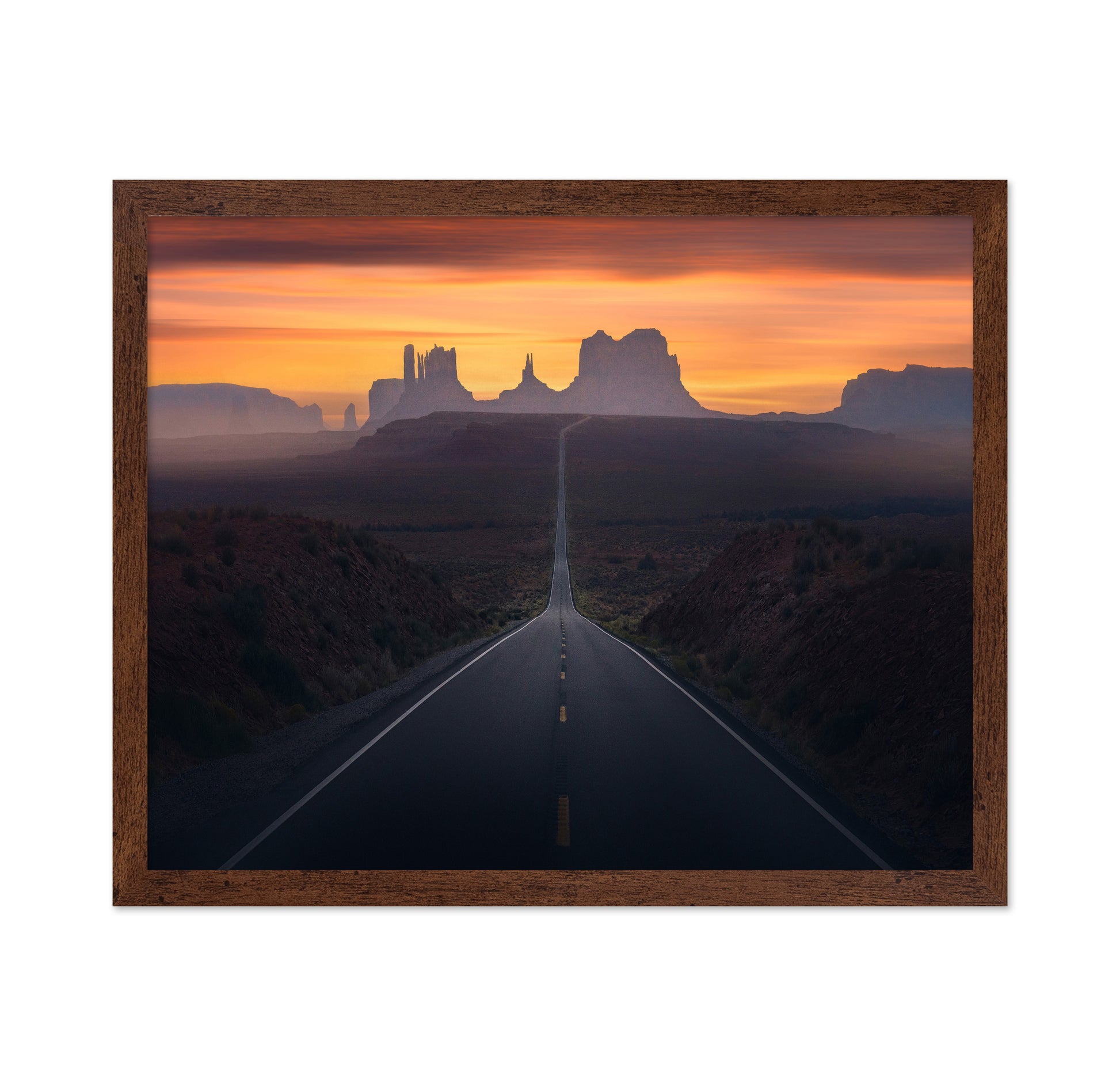 Monument Valley Sunrise Road