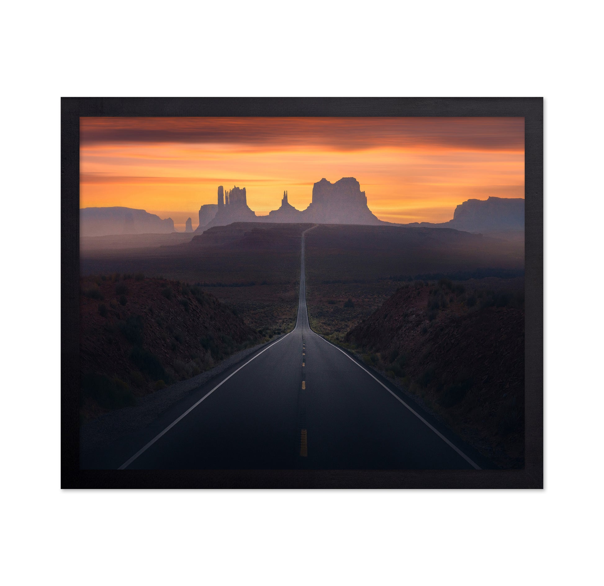 Monument Valley Sunrise Road