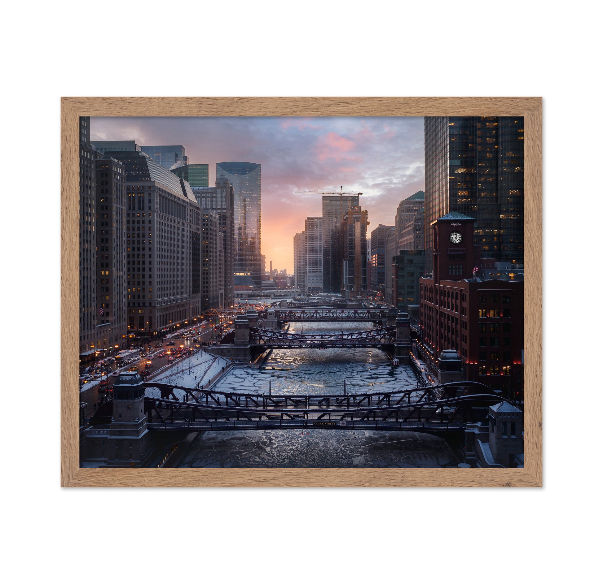 Chicago River Sunset