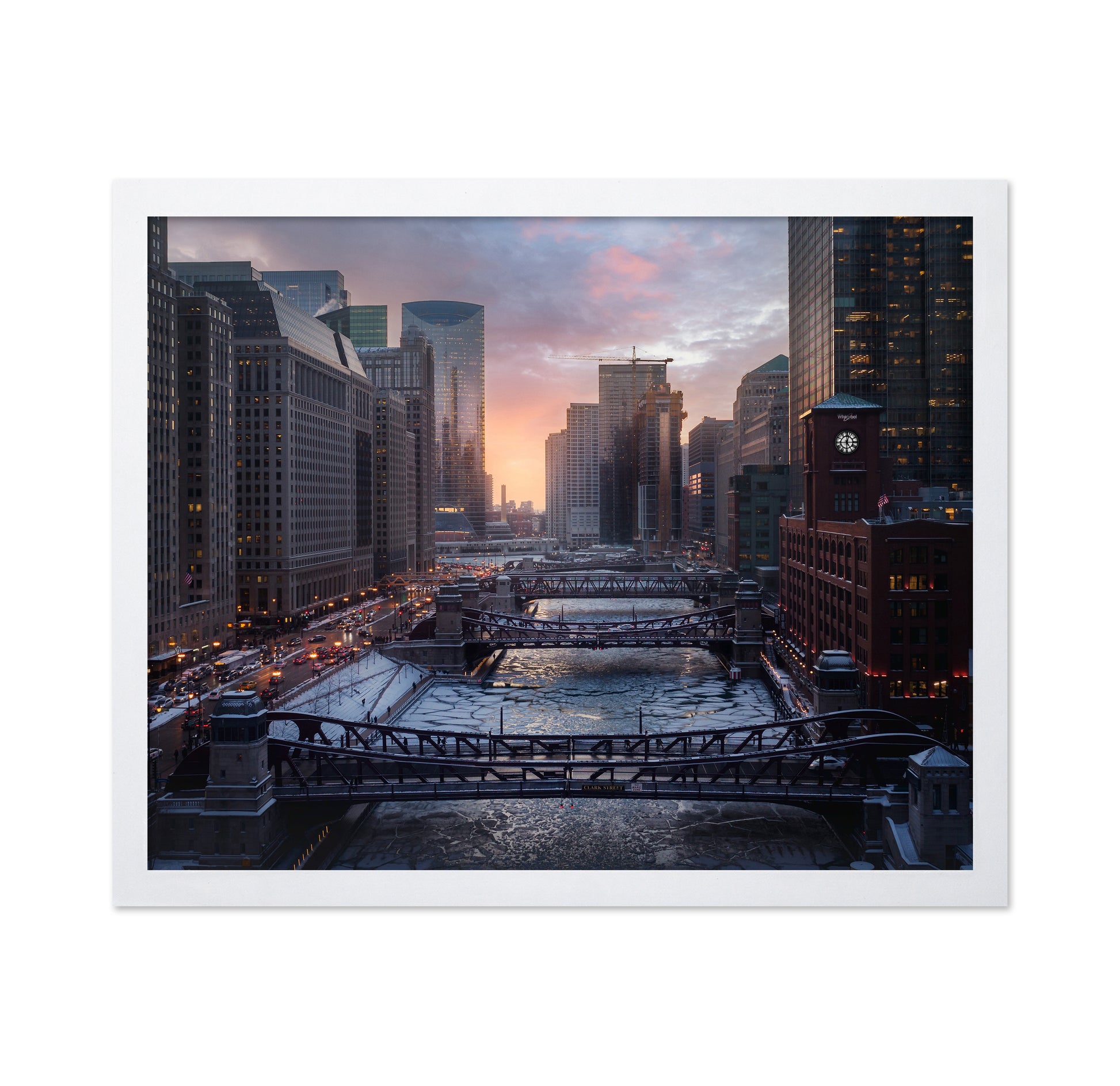 Chicago River Sunset