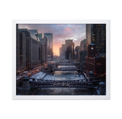 Chicago River Sunset