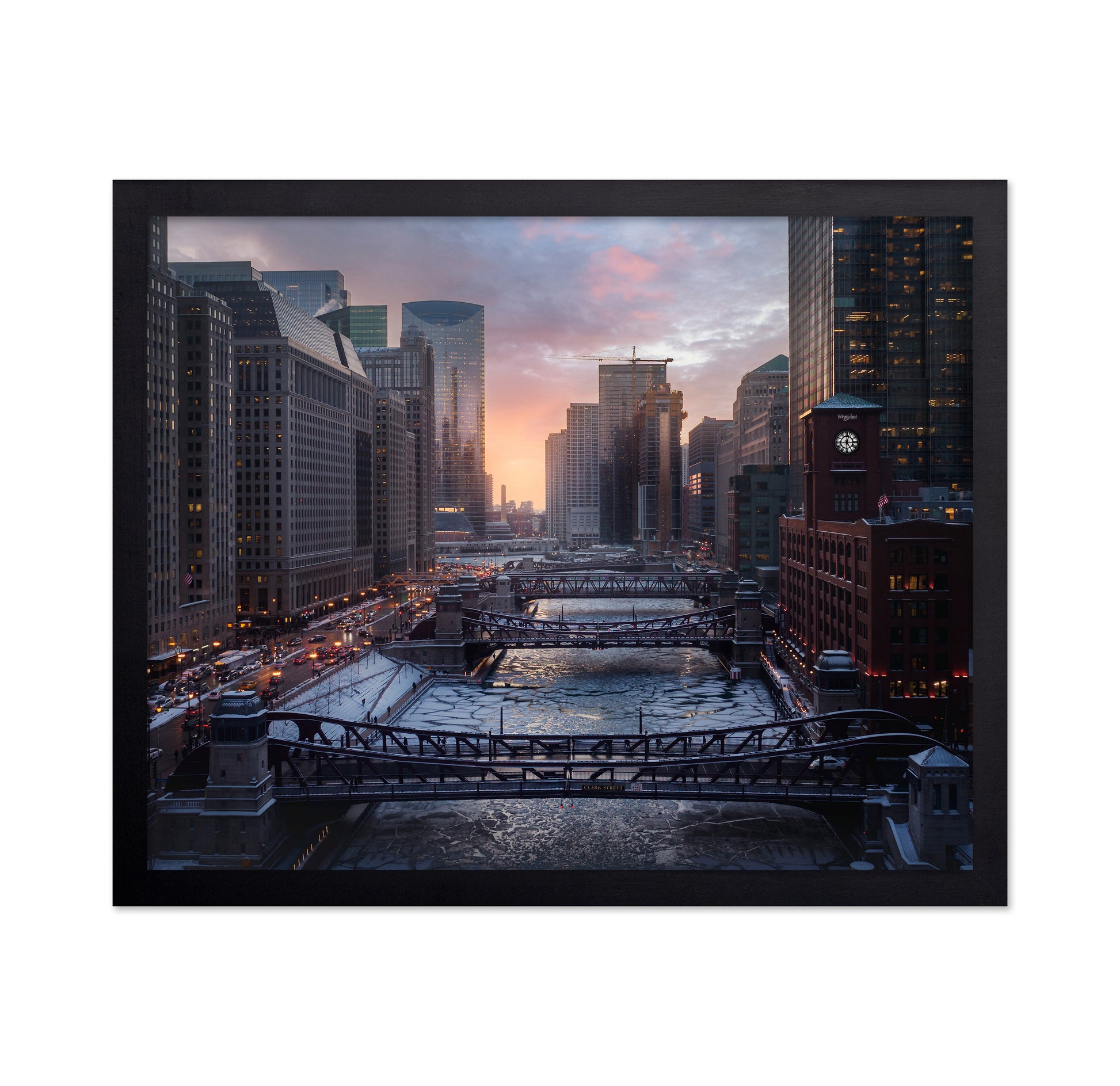 Chicago River Sunset