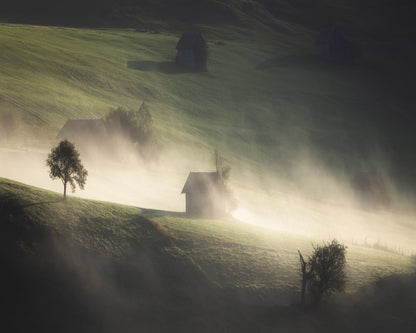Misty Bavarian Hills