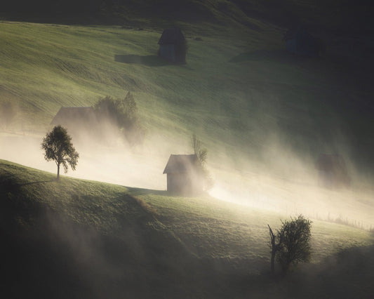 Misty Bavarian Hills