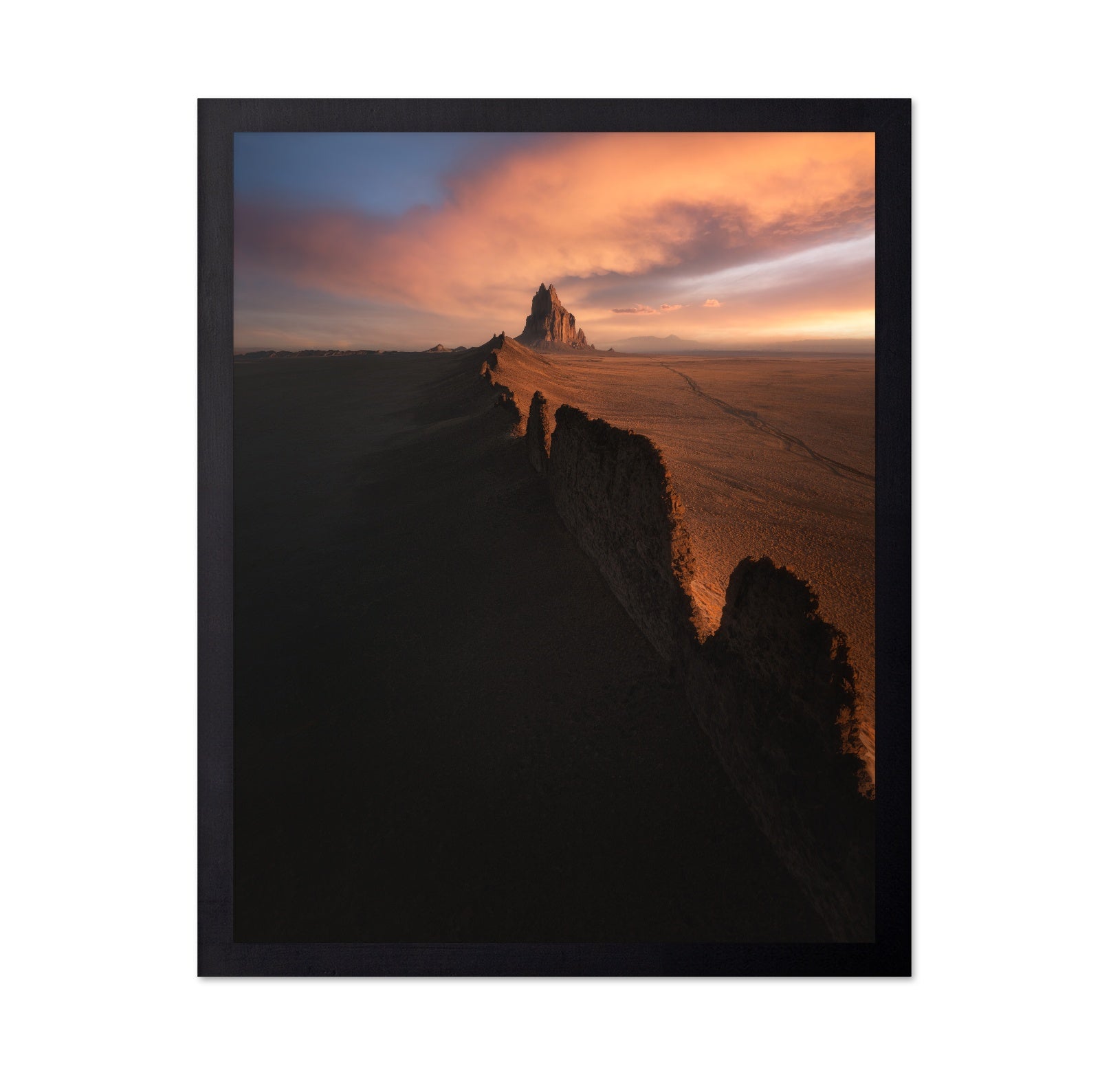 Shiprock Desert Sunset
