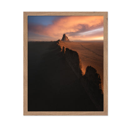 Shiprock Desert Sunset