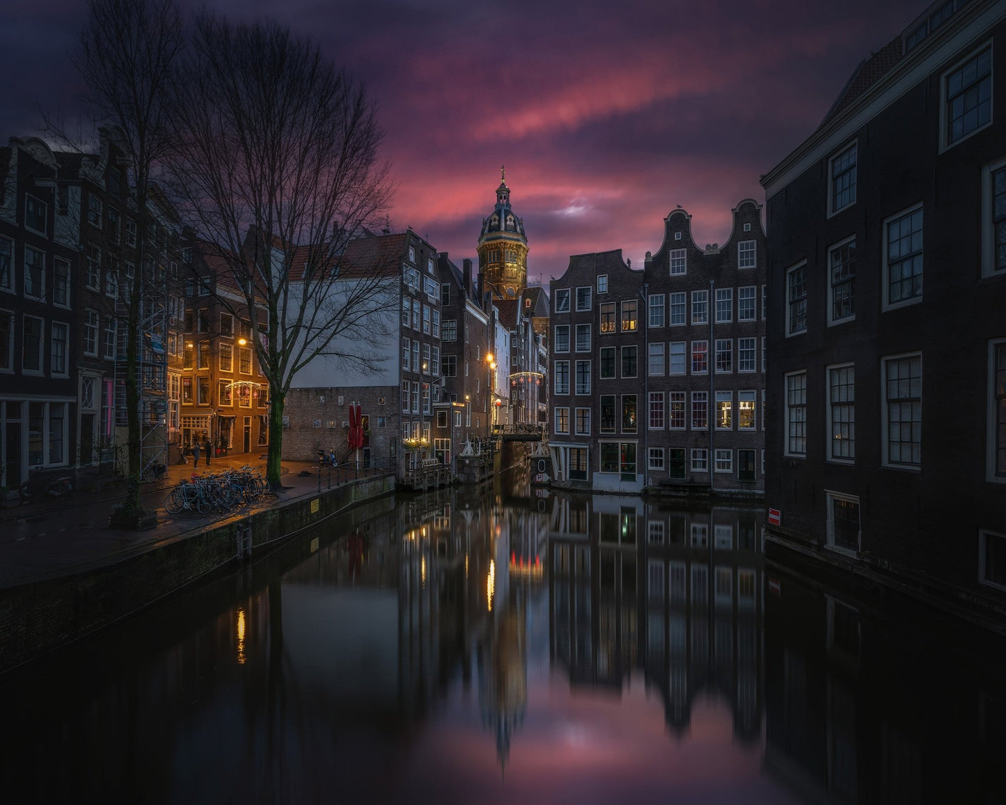Amsterdam Canal Twilight