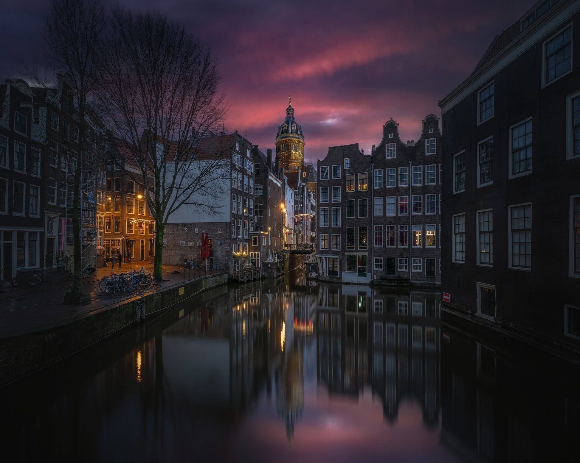 Amsterdam Canal Twilight
