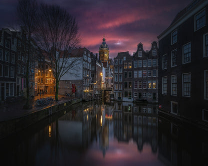 Amsterdam Canal Twilight