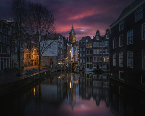 Amsterdam Canal Twilight