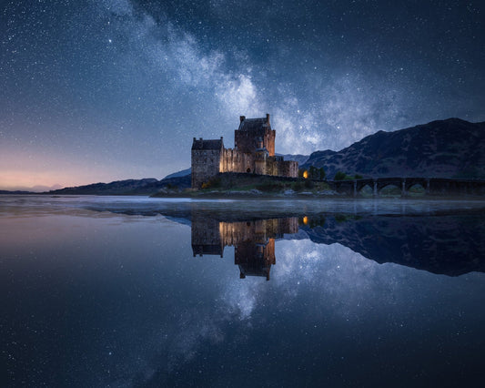 Milky Way Castle Reflection