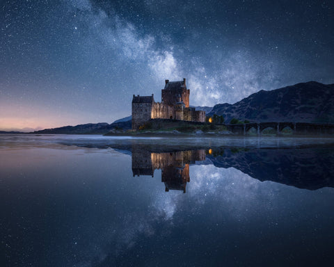 Milky Way Castle Reflection
