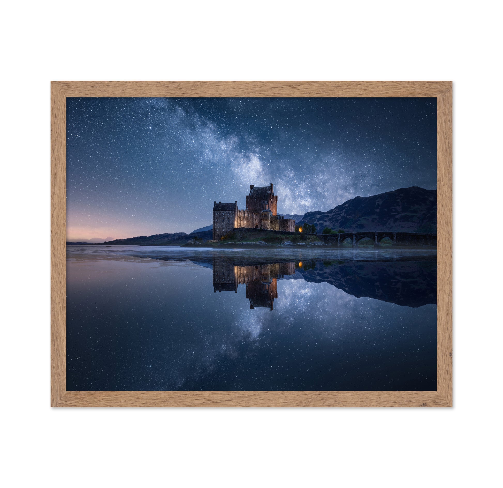 Milky Way Castle Reflection