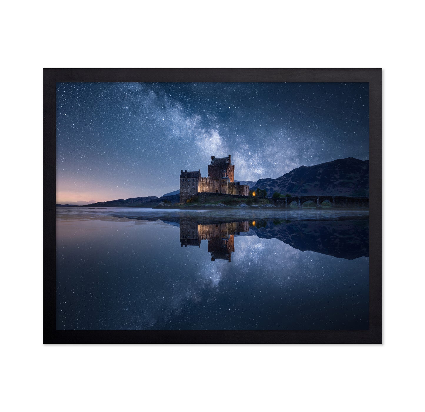 Milky Way Castle Reflection