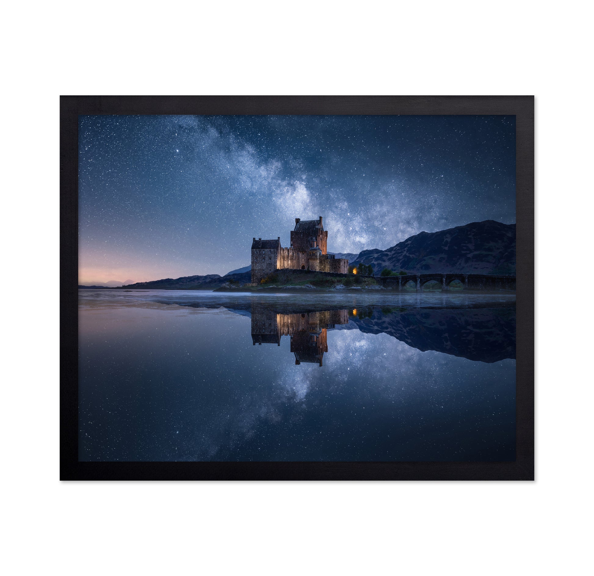 Milky Way Castle Reflection