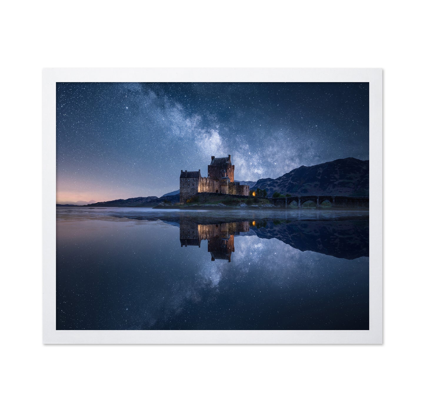 Milky Way Castle Reflection