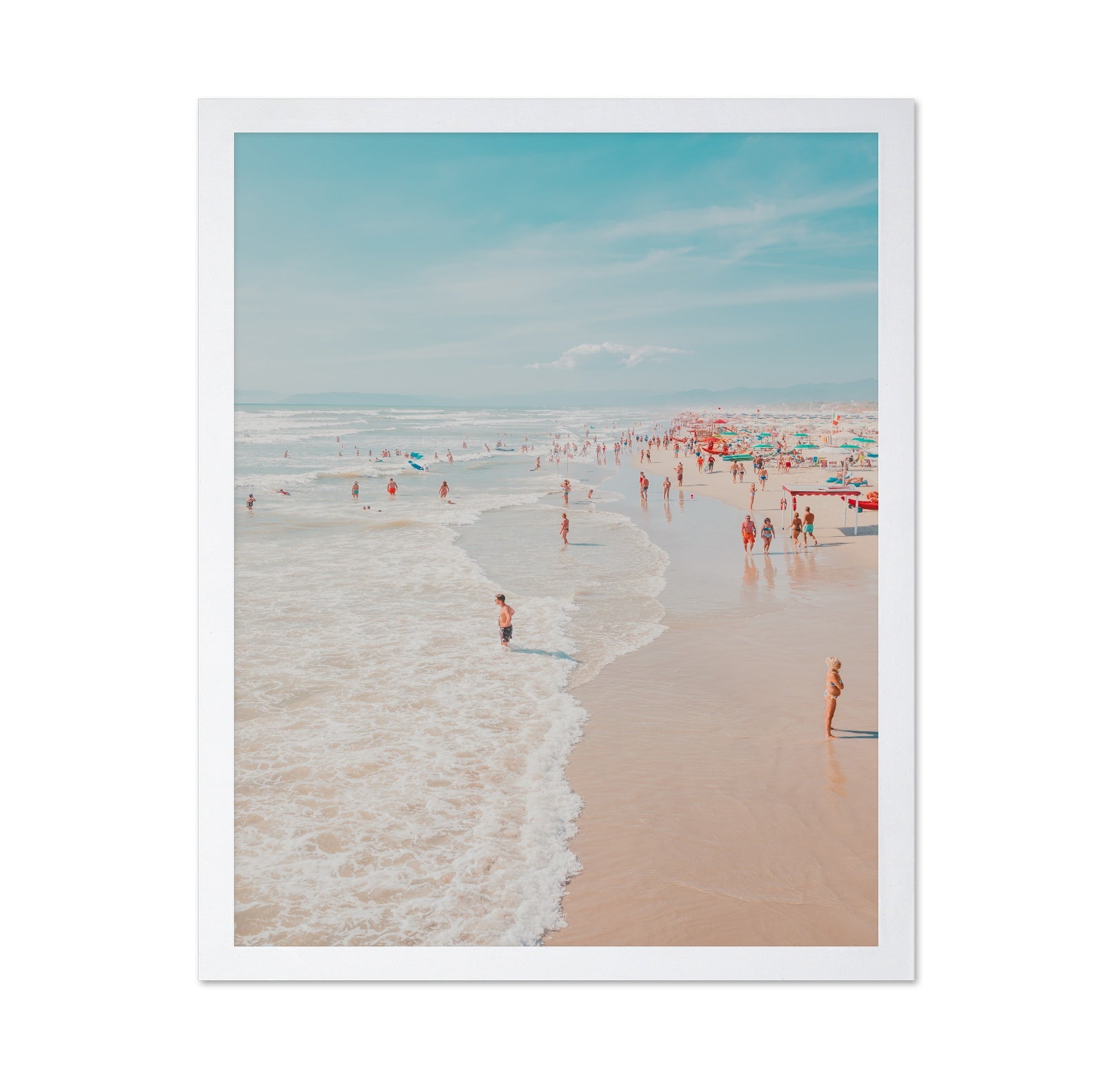 Busy Summer Beach