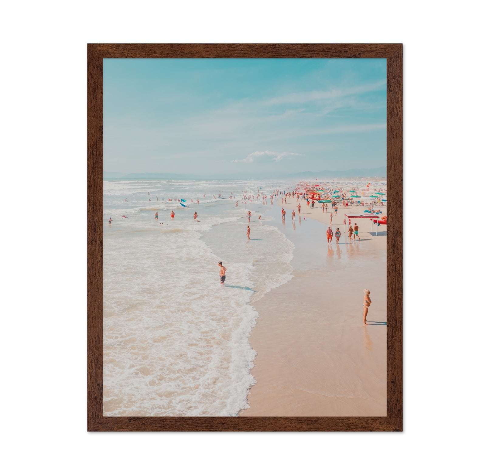 Busy Summer Beach