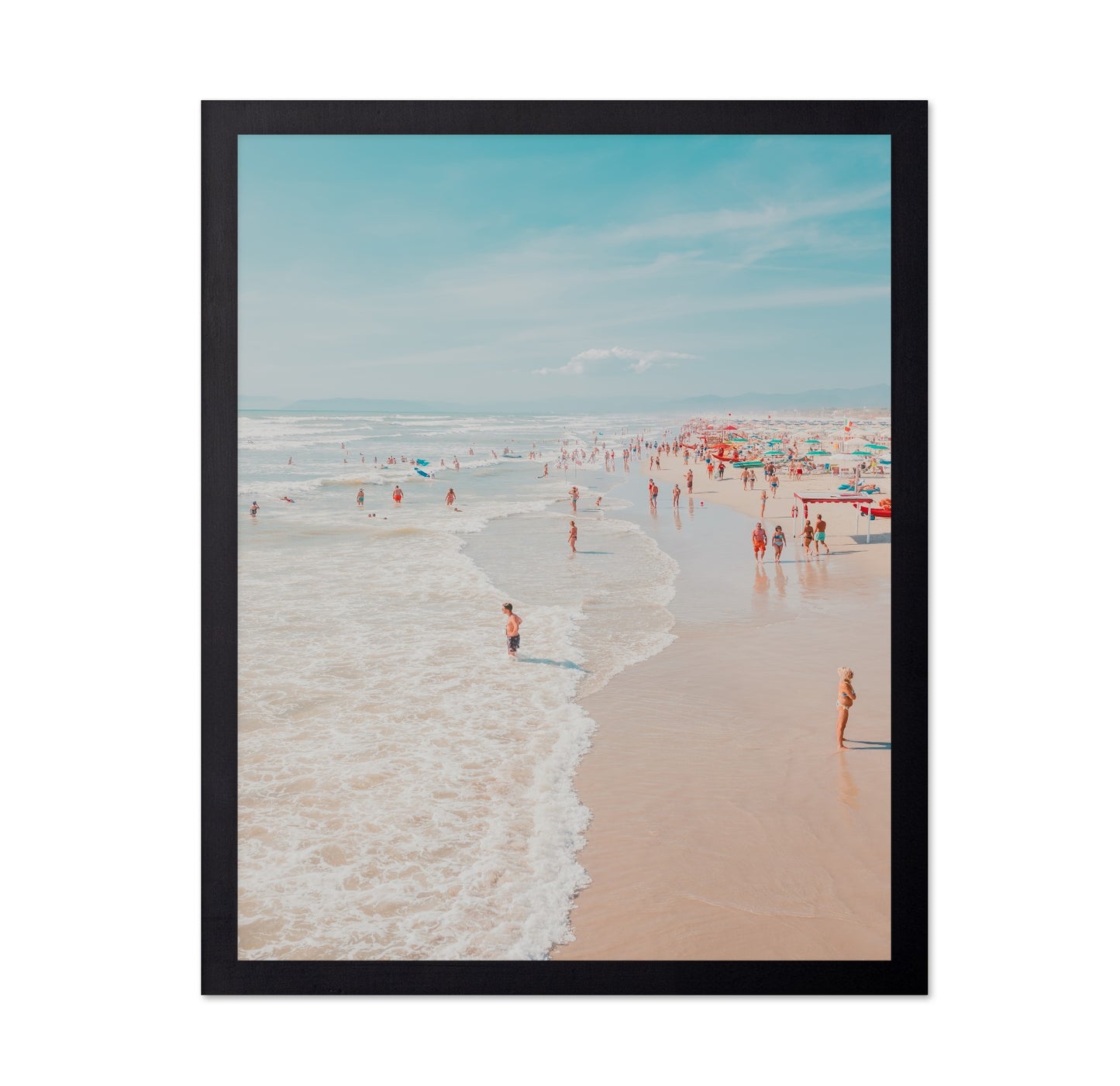 Busy Summer Beach
