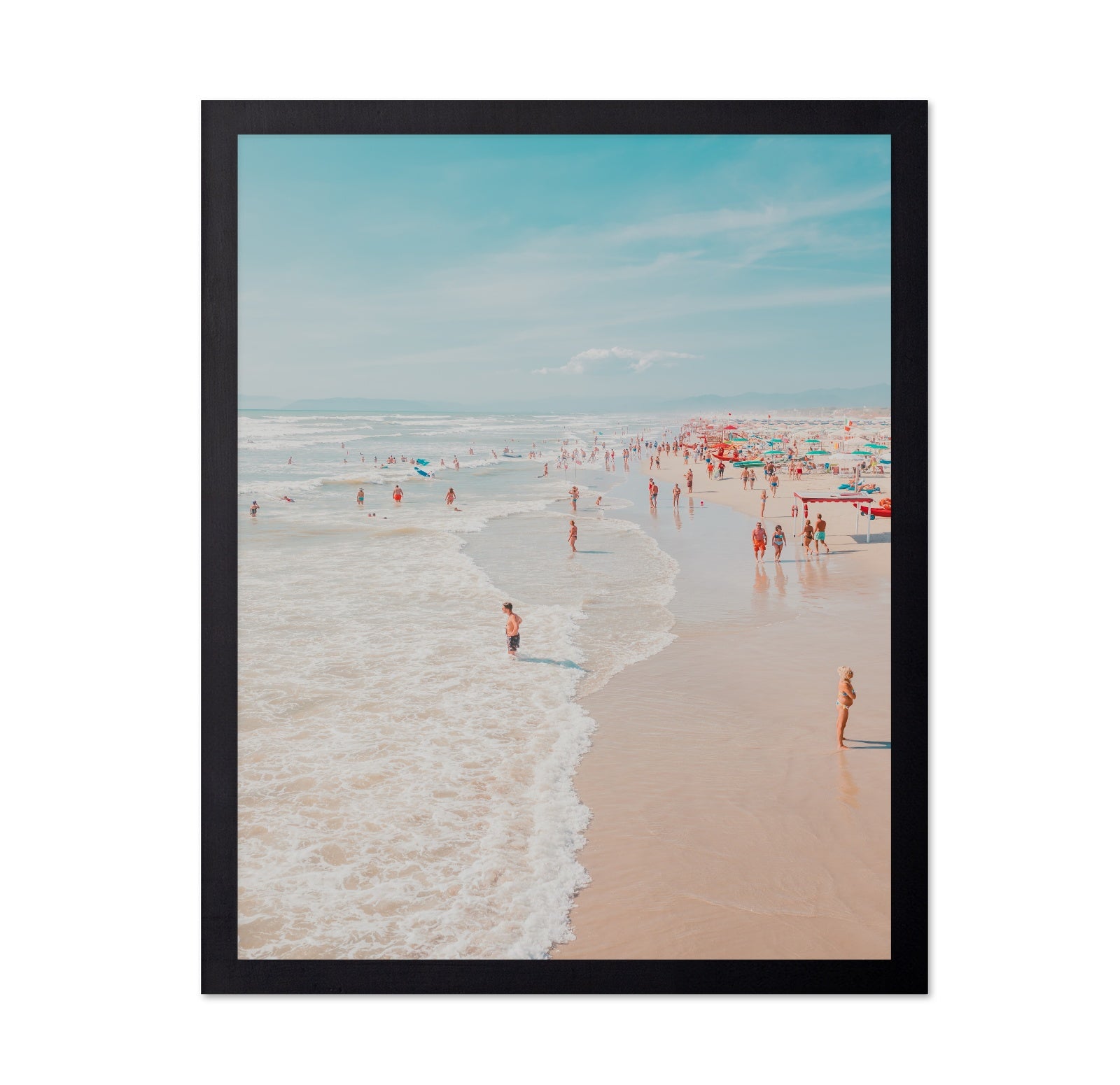 Busy Summer Beach