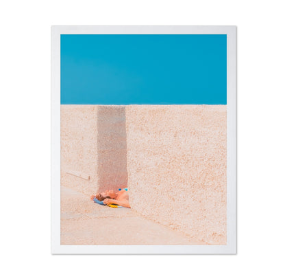 Sunbathing Minimal Scene
