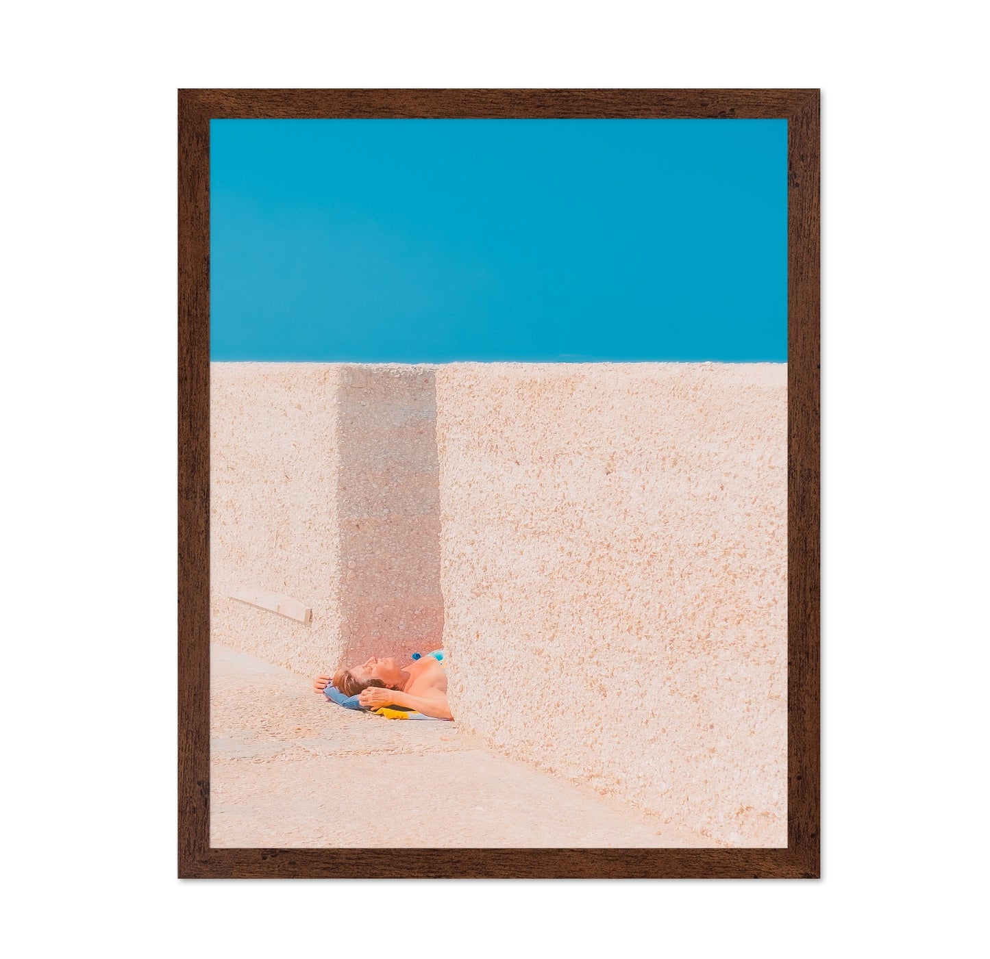 Sunbathing Minimal Scene