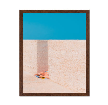 Sunbathing Minimal Scene