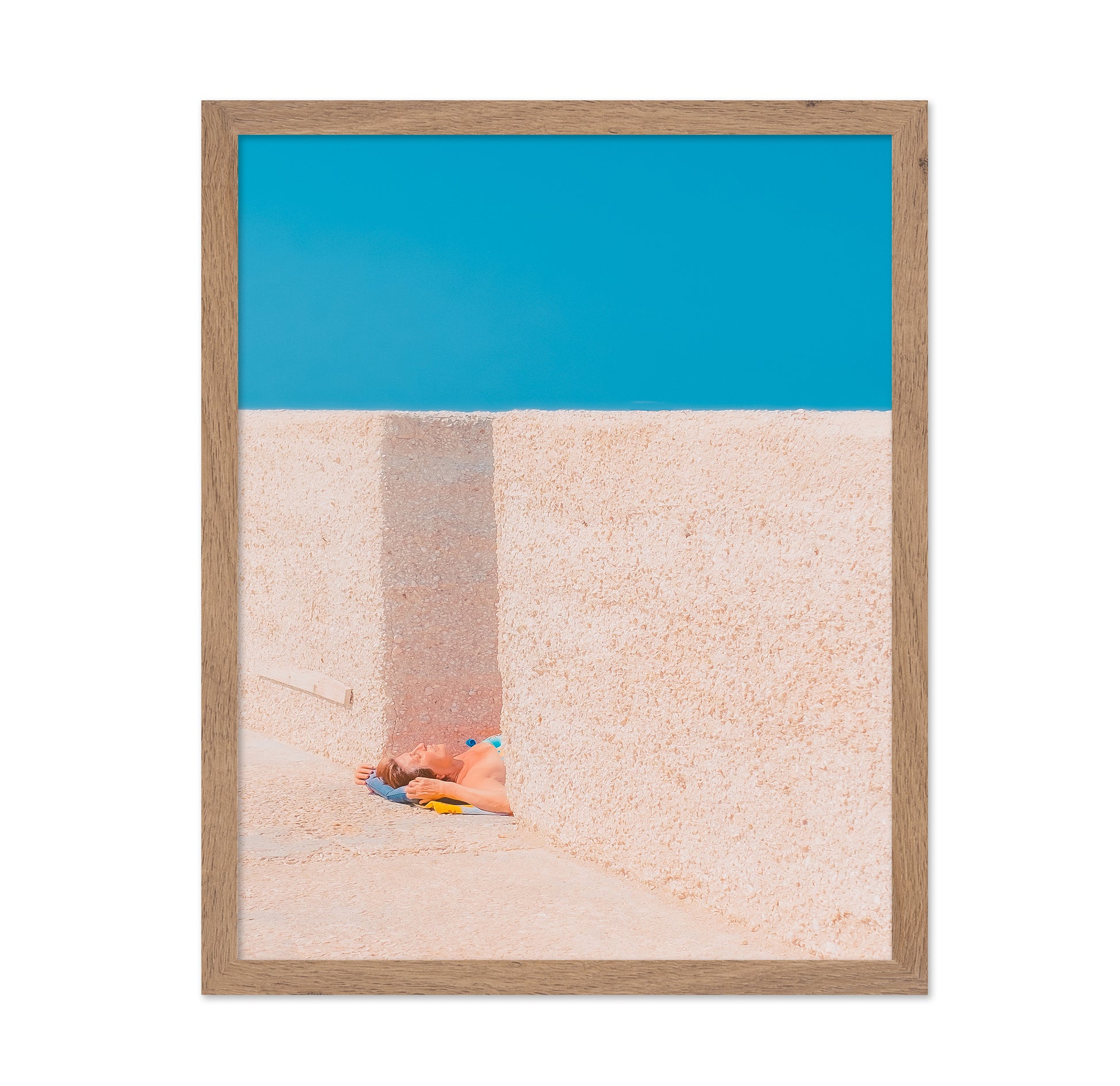 Sunbathing Minimal Scene
