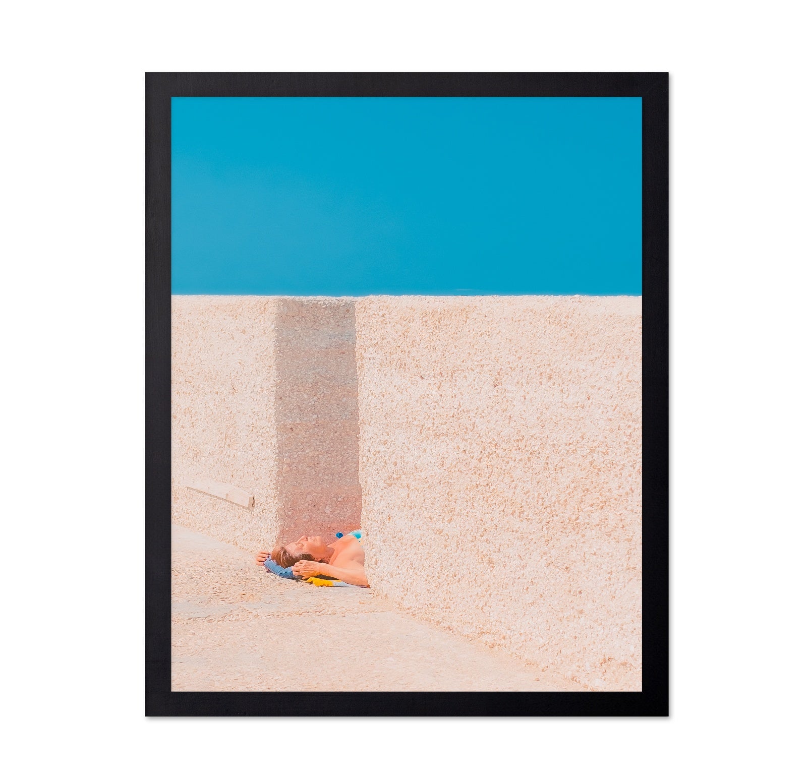 Sunbathing Minimal Scene