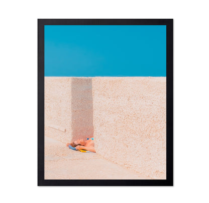 Sunbathing Minimal Scene
