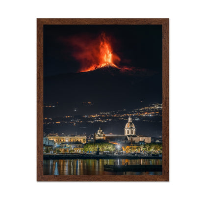 Etna Eruption Night