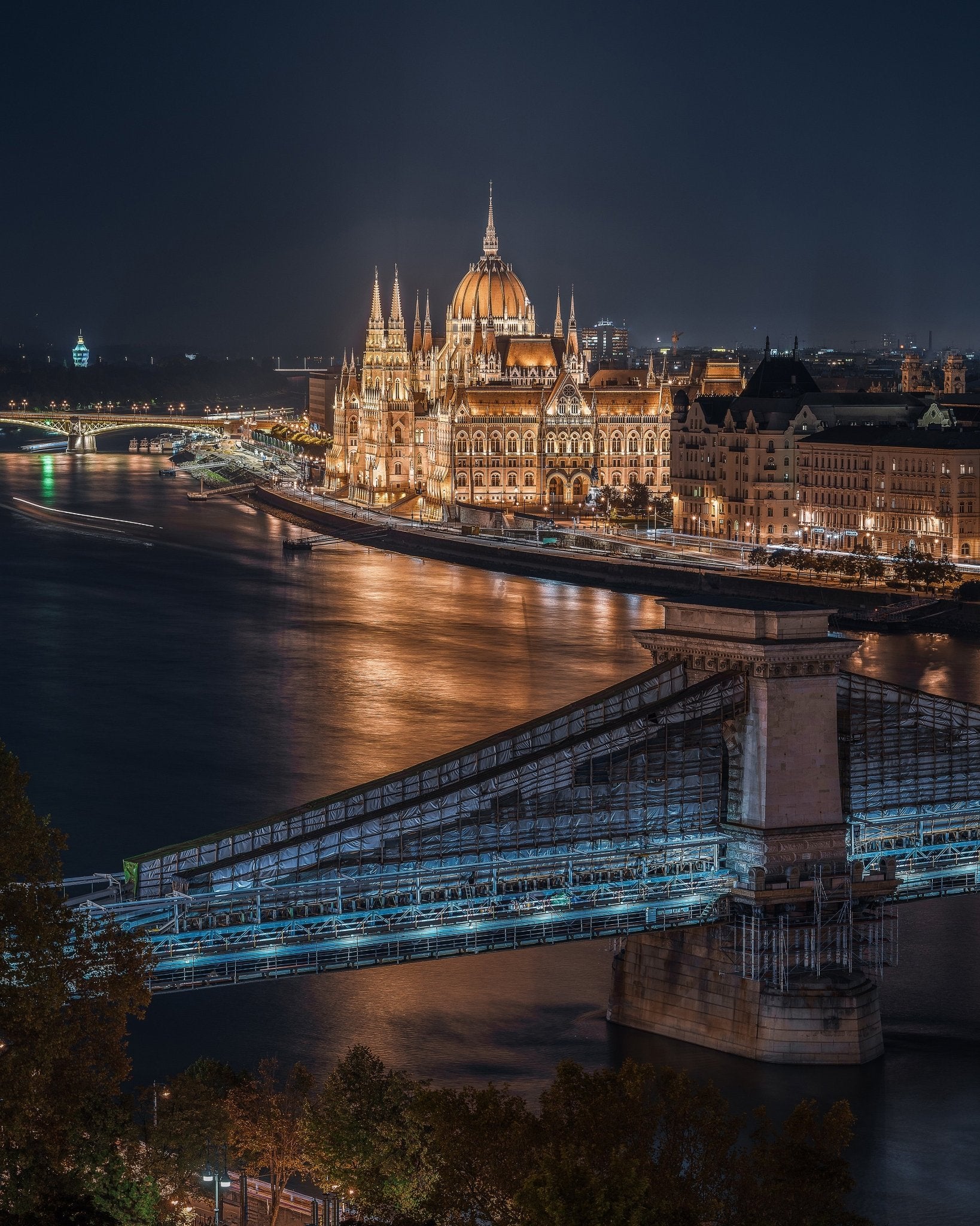Budapest Parliament Night