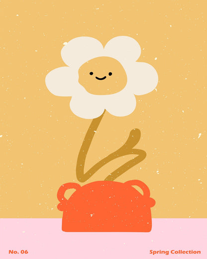 Smiling Flower Pot