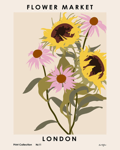 London Flower Market No1