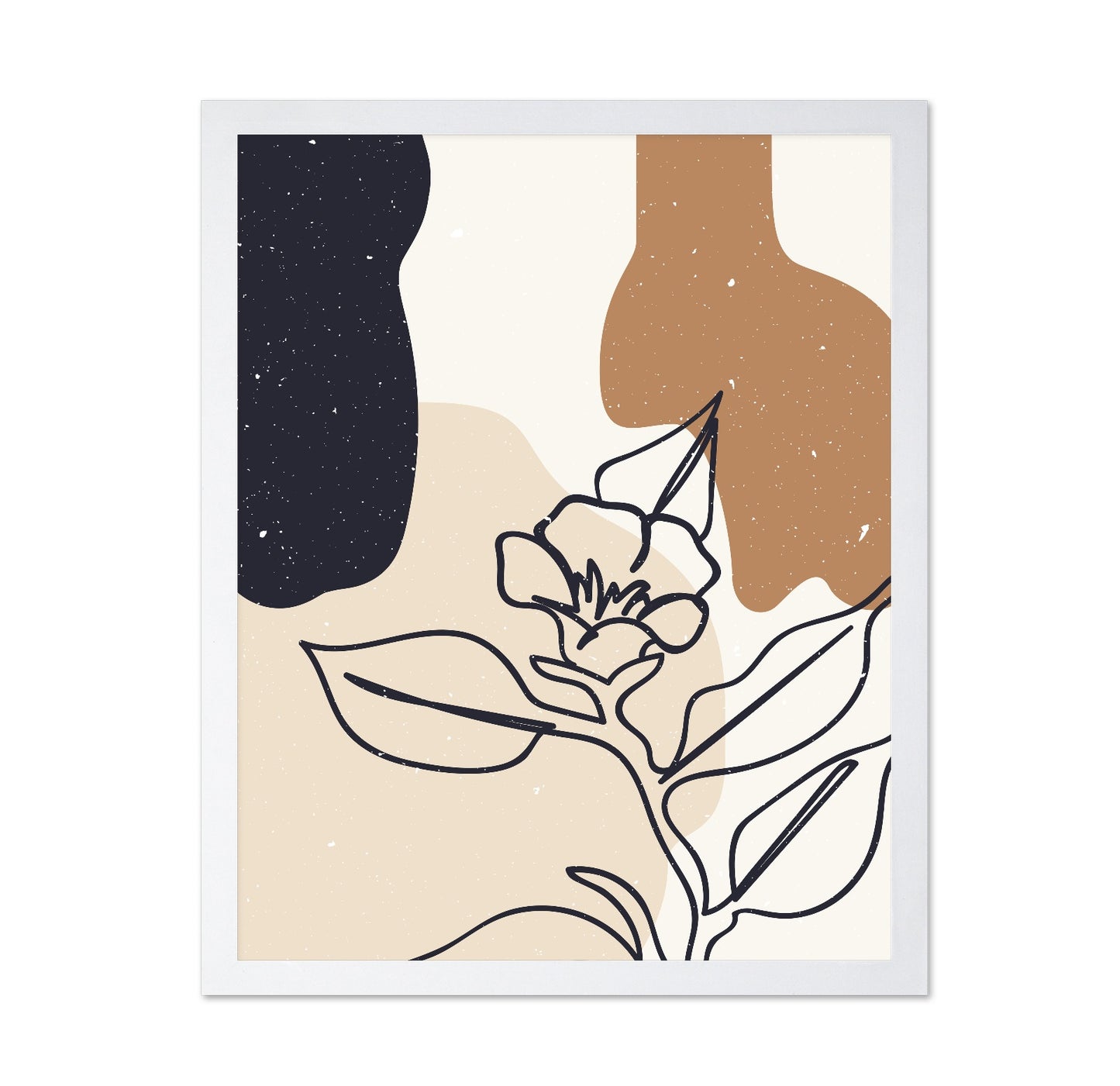 Abstract Floral Line