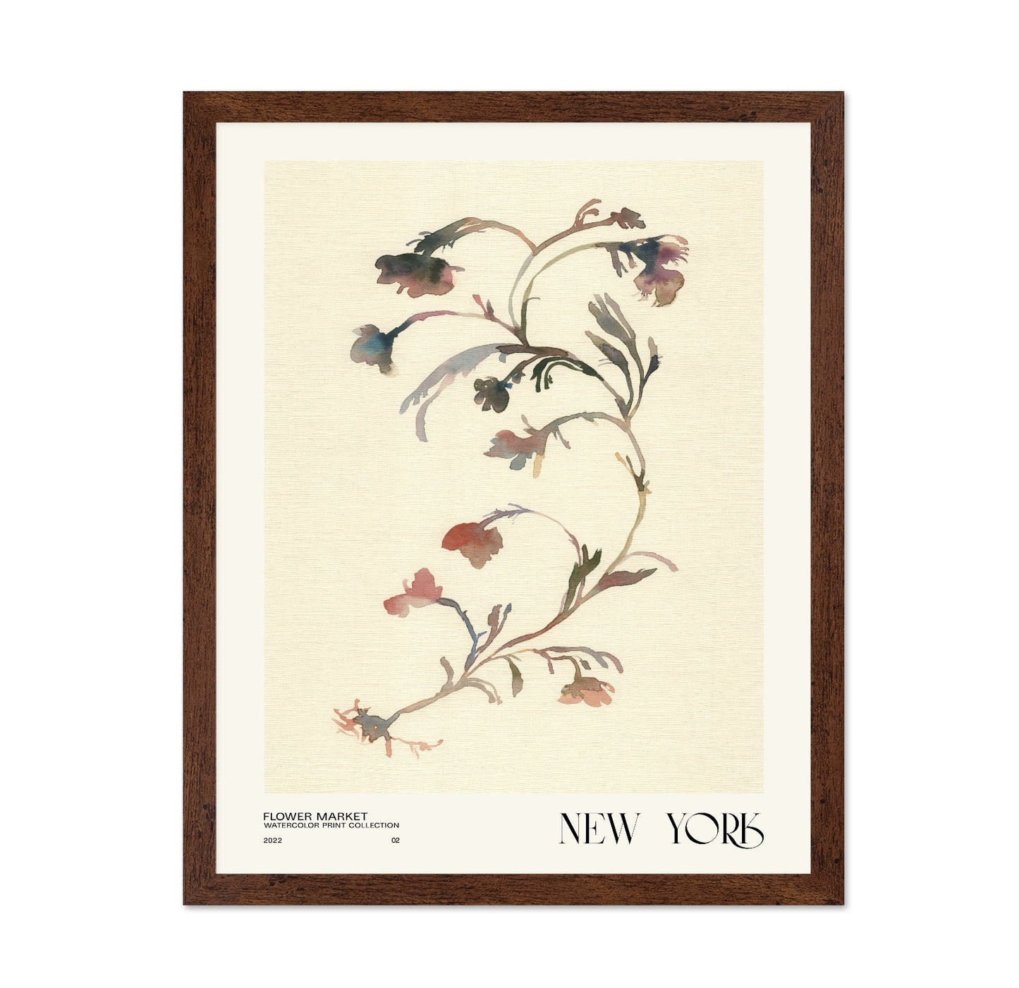 New York Floral Watercolor