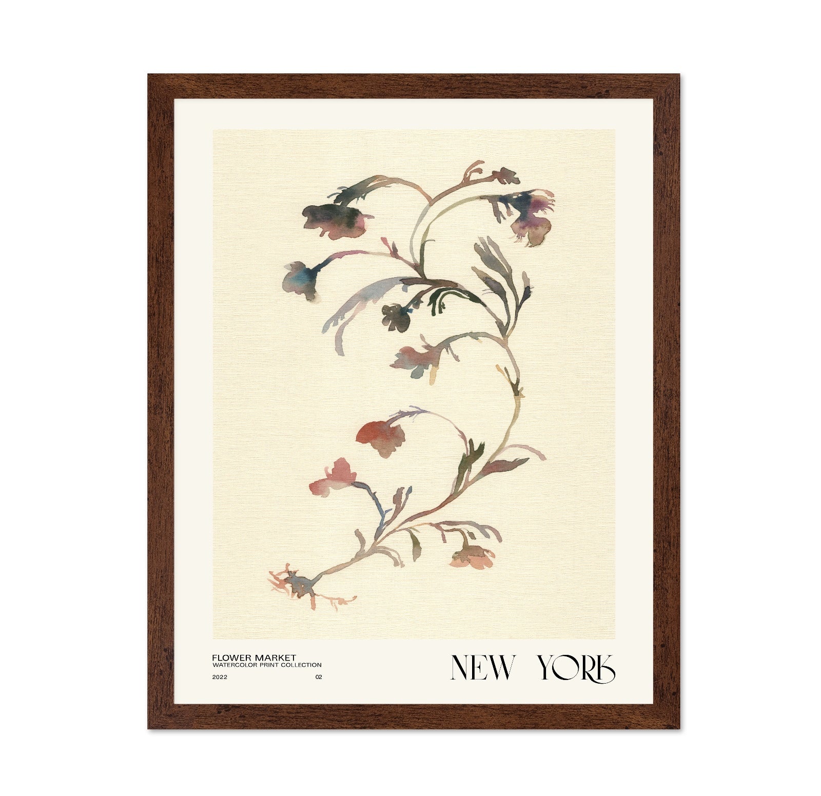 New York Floral Watercolor