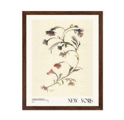 New York Floral Watercolor