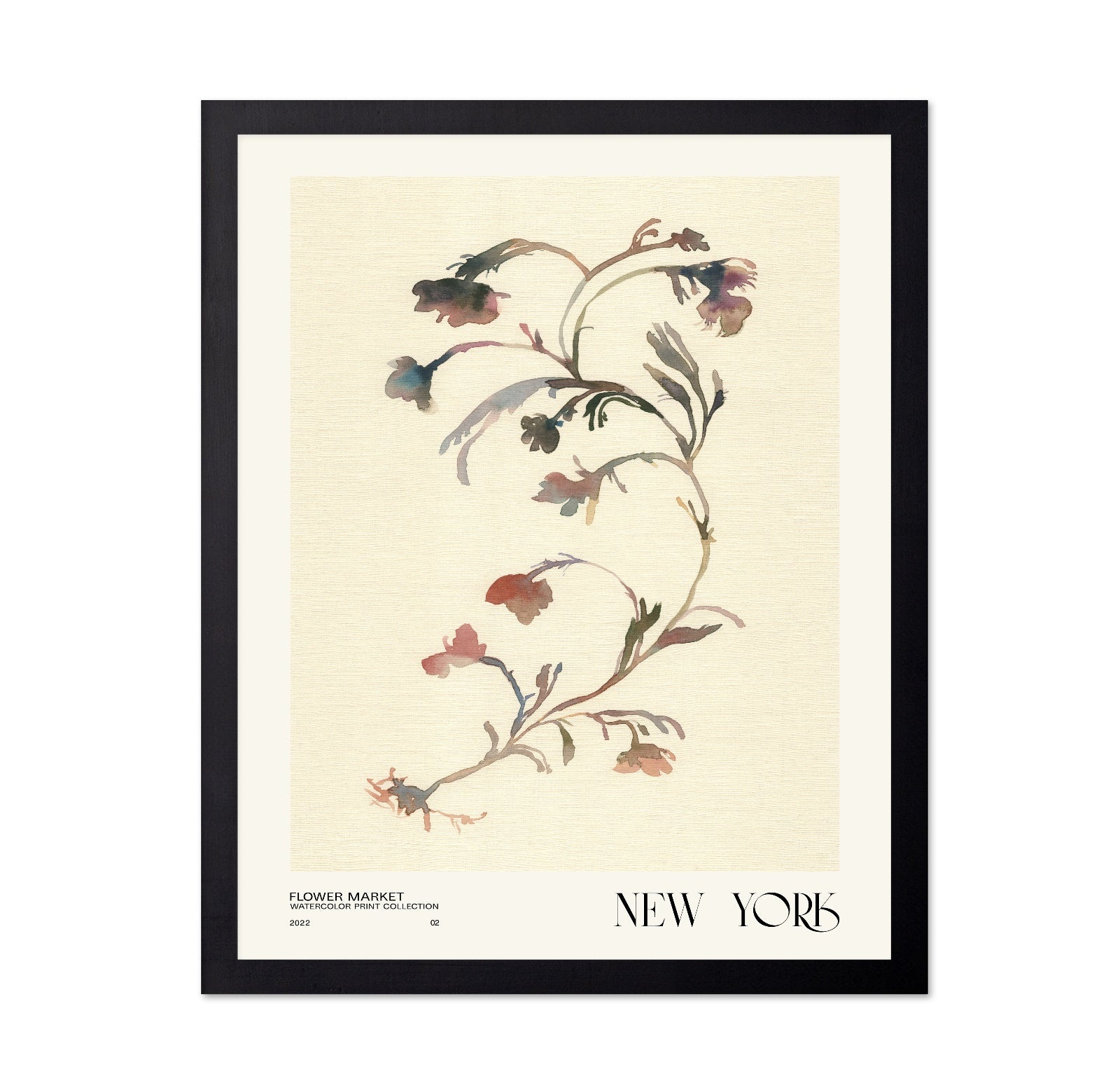 New York Floral Watercolor