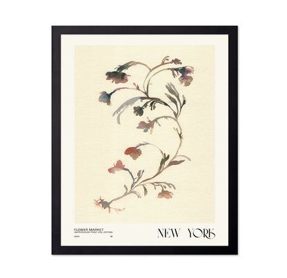 New York Floral Watercolor